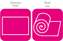pliegos, rollo, bobina, antigrasa, metalizado, kraft, wrap